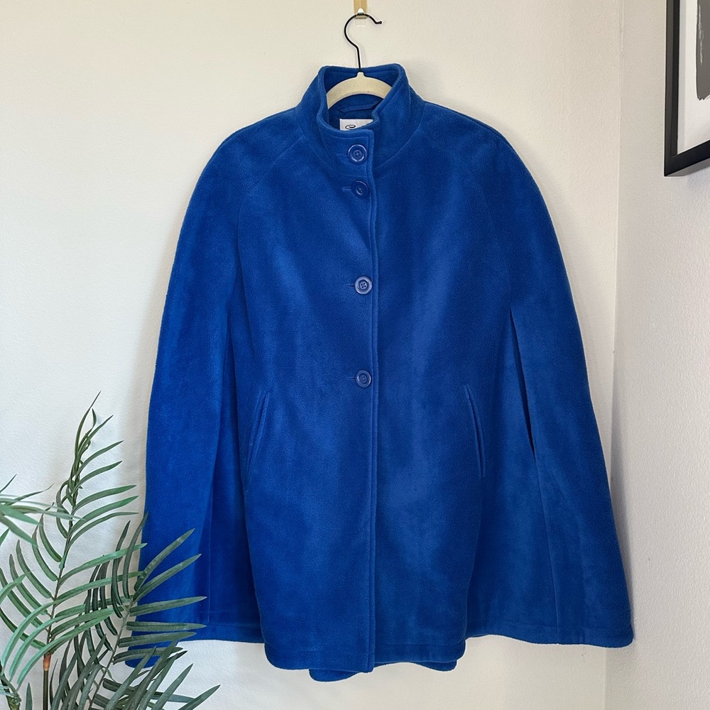Vintage Blue Cape Jacket